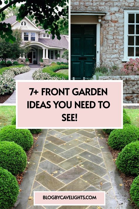 7 front garden ideas Cute Front Garden Ideas, Front Garden Ideas Driveway Entrance, Front Of House Garden Ideas, Front Garden Bed Ideas, Small Front Garden Ideas Uk, Small Front Yard Garden, Front Garden Landscaping Ideas, Side Return Garden, Front Yard Entrance