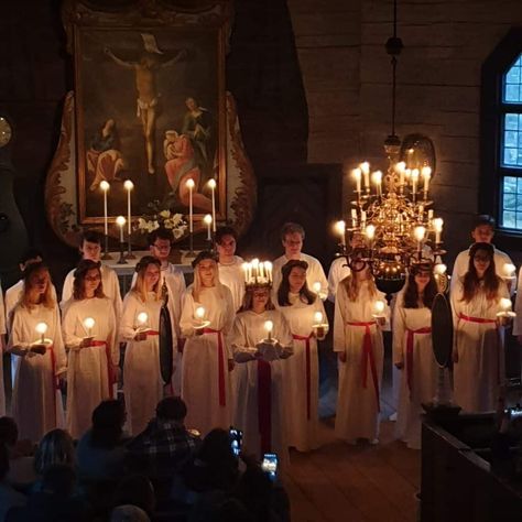 Celebrate Sankta Lucia Skansen - Take me to Sweden Lucia Sweden, Sankta Lucia, Ceiling Painting, Carriage Driving, Swedish Christmas, Waiting In Line, December 11, Lead The Way, Scandinavian Christmas