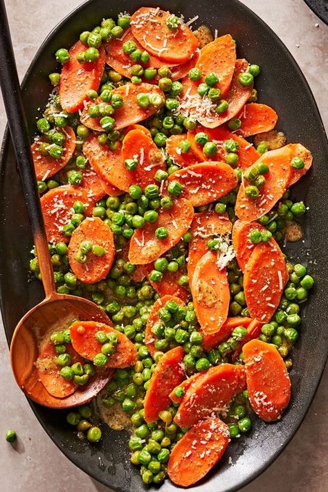 Peas And Carrots Recipe, Side Dishes For Ham, Vegan Meatloaf, Ham Dinner, Peas And Carrots, Carrots Recipe, Quick Side Dishes, Veggie Tales, Baked Ham