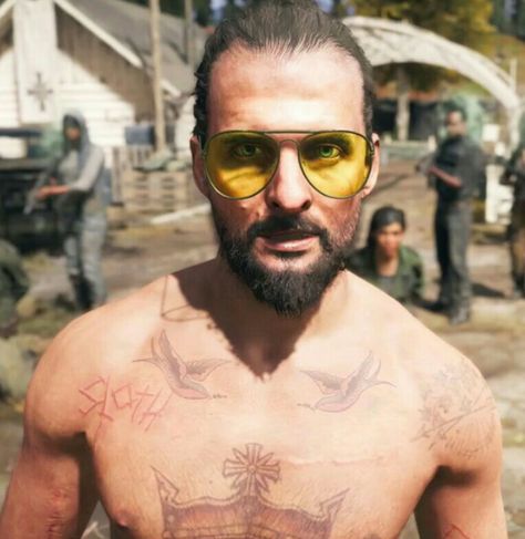 Joseph Seed - Far Cry 5 Thumbnails Ideas, Seed Tattoo, Joseph Seed, Hope County, Delta Green, Gta Vi, Far Cry 6, Console Games, Tanya The Evil