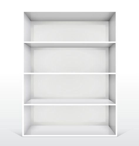 Empty Bookshelf, Workplace Interior, Shelf White, White Shelves, Interior Display, Rack Shelf, Cozy Decor, Wall Board, Transparent Png