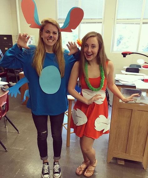 25 Insanely Creative Halloween Costumes Inspired By Your Favorite Things - EcstasyCoffee Stitch Costumes, Lilo And Stitch Halloween, Lilo And Stitch Costume, Stitch Halloween Costume, Diy Stitch, Stitch Costume, Halloween Parejas, Friend Costumes, Halloween Costumes 2016