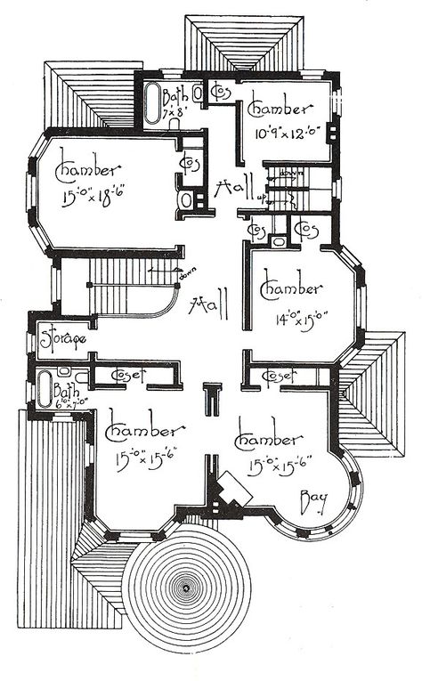 Victorian Floor Plans, Vintage Floor Plans, Victorian House Plans, Victorian Floor, Vintage House Plans, Architectural Floor Plans, Sims House Plans, Victorian Architecture, Drawing Style