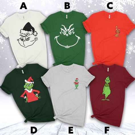 Grinch Shirts Vinyl, Grinch Christmas Shirt, Grinch Shirt, The Grinch Christmas, Grinch Shirts, Christmas Shirt Funny, Christmas Grinch, Funny Christmas Gifts, Family Christmas Shirts