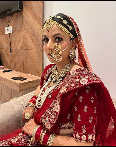 Pahari nath saree wedding jewlerry rani haar Nath Nose Ring, Bridal Makeup Images, Rani Haar, Indian Bridal Photos, Bridal Photos, Wedding Plans, Indian Bridal, Saree Wedding