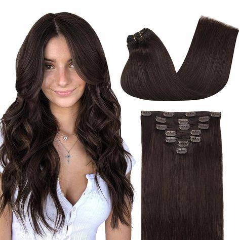 Love your hair but want more?  GOO GOO Clip-in Hair Extensions are made from Remy human hair for natural-looking length & volume!  ✨ #hairextensions #lengthandvolume #googoohair Hair Extensions Clip, Real Hair Extensions, Real Human Hair Extensions, Human Hair Clip Ins, Natural Human Hair, Hair Net, Remy Human Hair Extensions, Quality Hair Extensions, Clip In Hair