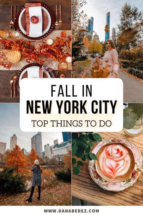 Fall In Manhattan, Things To Do In Nyc In October, Nyc Fall Things To Do, New York City Fall Trip, Nyc October Things To Do, New York During Fall, Nyc Fall Bucket List, New York City Things To Do In Fall, Things To Do In New York In November