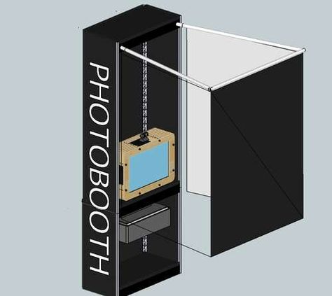 A photobooth would be pretty cool at the office - they are FREAKING EXPENSIVE.  Maybe we could DIY one... Homemade Photo Booth, Photo Booth Stand, Diy Photobooth, Photo Booth Ideas, Photo Booth Design, Photography Cheat Sheets, Diy Photo Booth, Wedding Photo Booth, Photo Booths