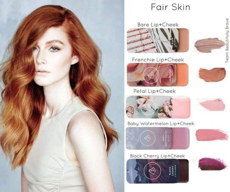 Color Correcting Guide, Demi Makeup, Makeup Redhead, Maskara Beauty, Makeup For Redheads, Blush Lips, 3d Makeup, Maskcara Makeup, Redhead Makeup