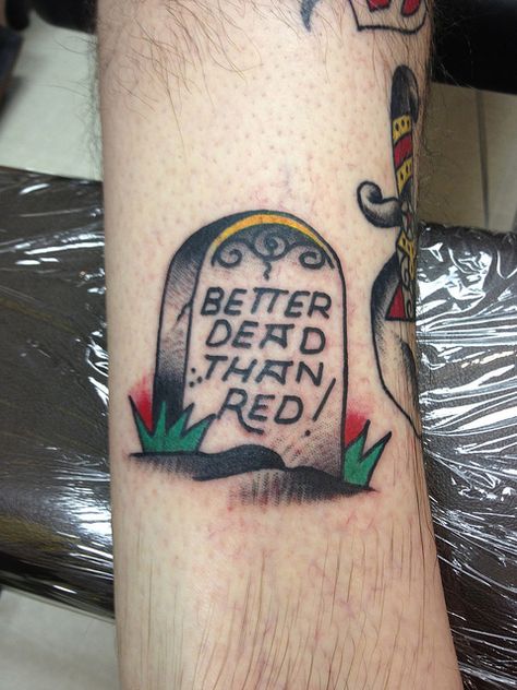 Traditional Tombstone Tattoo by Krooked Ken at Black Anchor Tattoo in Denton MD by krookedken, via Flickr Head Stone Tattoo, Gravestone Tattoo Design, Traditional Tombstone Tattoo, Gravestone Tattoo, Tombstone Tattoo, Tattoo Anchor, Mother And Son Tattoo, Stone Tattoo, 10 Tattoo