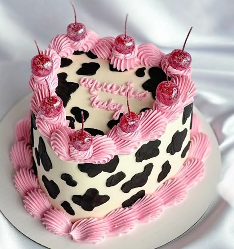 Cowgirl Bday Cake, Cowgirl Cakes Birthday, Pink Cowgirl Cake, Disco Cowgirl Cake, Western Theme Cakes, Cow Print Cakes, Cowgirl Birthday Cakes, Western Birthday Cakes, 28th Birthday Cake