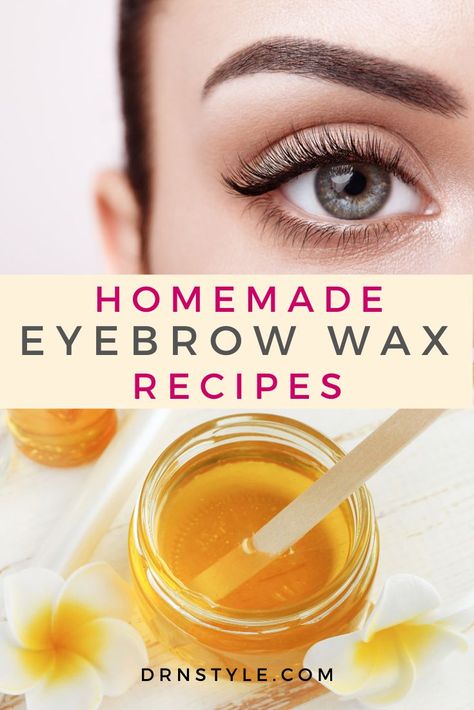 3 Simple Recipes for Home Eyebrow Waxing that include lemon and honey, with alternatives for sensitive skin. DIY hair removal is easy, safe, and budget-friendly! #diybeauty #homemadewaxforhairremoval #diywaxhairremoval #homeeyebrowwaxing #homewaxhairremoval #homewaxingrecipes #diy #homemade #eyebrowwax #homemade Diy Facial Wax Hair Removal, Homemade Eyebrow Wax Recipes, Homemade Wax For Hair Removal Diy, Diy Eyebrow Waxing At Home, How To Remove Eyebrow Hair At Home, Homemade Hair Removal Wax Recipe, Home Made Wax Hair Removal, Waxing Tips At Home, Diy Eyebrow Waxing