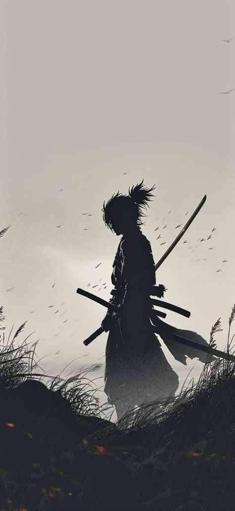 Samurai Phone Wallpaper, Dark Samurai Wallpaper, Samurai Art Wallpaper, Dark Samurai, Guerriero Samurai, Ninja Wallpaper, Japanese Art Samurai, Samurai Wallpaper, Look Wallpaper