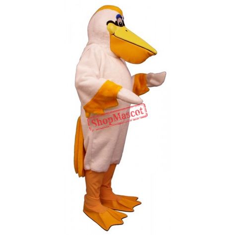 Peter Pelican Mascot Costume Pelican Costume, Pelican Template, Prospector Pete Costume, Sca Pelican, New Orleans Pelicans Jersey, Mascot Costumes, Wind Sock