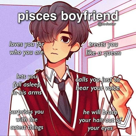 Zodiac Sign Fashion, Zodiac Characters, Types Of Boyfriends, Anime Zodiac, Pisces Quotes, Astrology Pisces, Pisces Man, Zodiac Signs Pisces, Zodiac Sign Traits