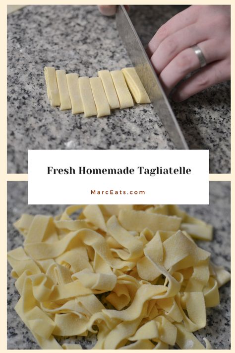 Homemade Tagliatelle Pasta, Pasta Shapes By Hand, Pastas To Make, Homemade Tagliatelle, Pasta By Hand, Pasta Extruder, Pasta Dough Recipe, Tagliatelle Recipe, Fresh Pasta Recipes