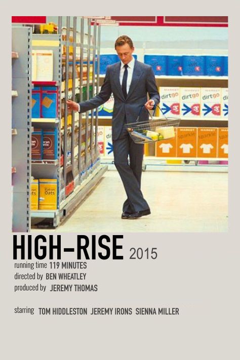 High Rise Movie, Tom Hiddleston Movies, Rainy Day Movies, Romance Movie Poster, Polaroid Movie Poster, Minimalist Polaroid Poster, Cinema Quotes, Classic Films Posters, Movie Card