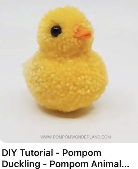 Duck Gifts Diy, Rubber Duck Gift Ideas, Diy Rubber Duck, Pompom Ideas, Pom Crafts, Duck Gifts, Pom Pom Crafts, Easter Crafts Diy, Doodle Art Designs