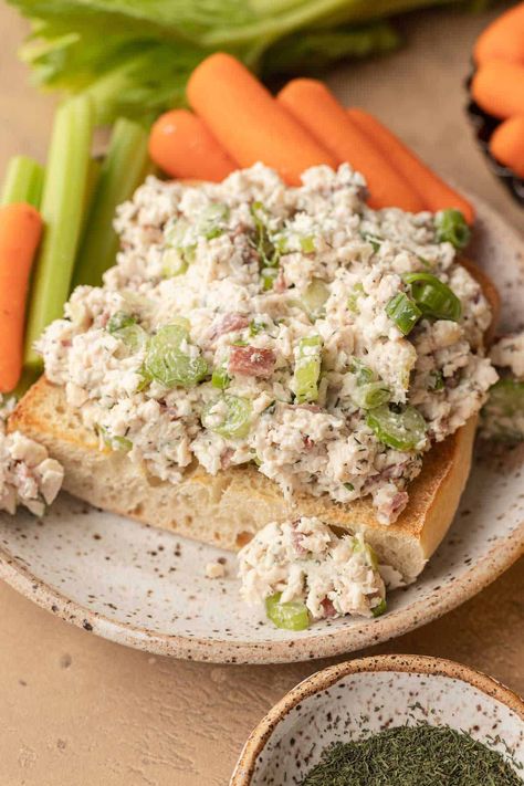 Bbq Side Dishes Healthy, Ranch Chicken Salad, Bbq Side Dish, Homemade Ranch Seasoning, Bbq Side, Pecan Chicken, Homemade Ranch Dressing, Healthy Chicken Salad, Side Dishes For Bbq