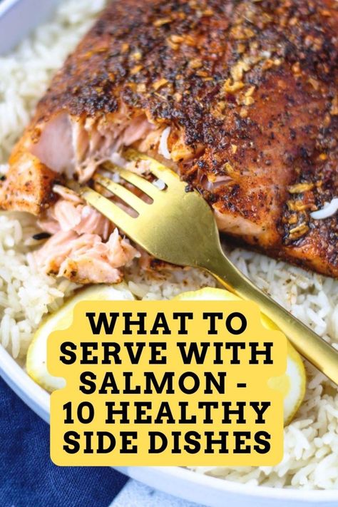 What To Serve With Salmon, Yummy Side Dishes, Baked Salmon With Mayo, Salmon Sides, Salmon Smoked, Baked Salmon Lemon, Side Dishes For Salmon, Maple Glazed Salmon, Delicious Side Dishes