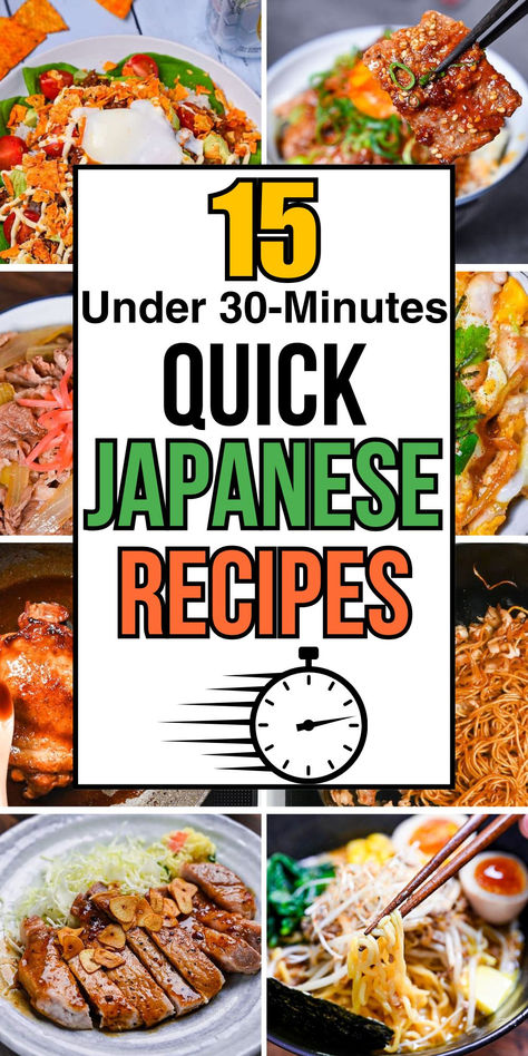 30 Minute Meals, Easy 30 Min Meals, 30 Minute Dinners, Cheap Easy Meals, quick Dinner Recipes, Fast Dinners East Japanese Recipes, Japanese Simple Recipe, Japanese Food To Make At Home, Simple Japanese Recipes Meals, Quick And Easy Japanese Recipes, Dinners On The Go, Homemade Japanese Food, Japanese Recipe Ideas, Mint Kitchen