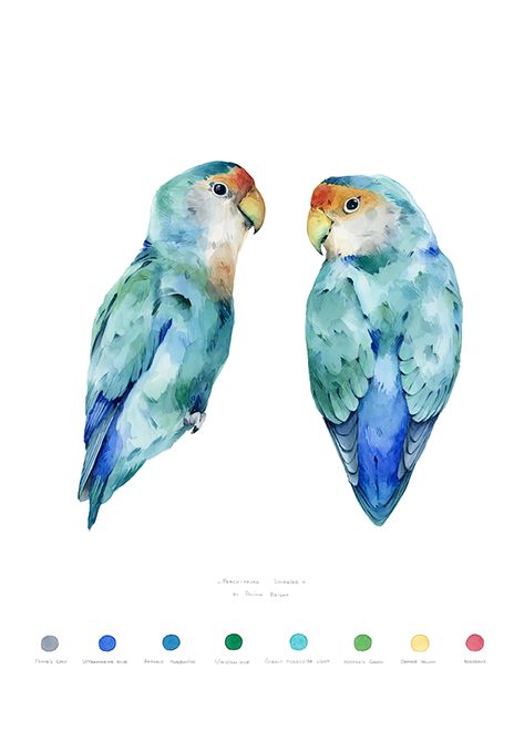 Products – Polina Bright Bright Room Decor, King Parrot, Watercolour Birds, Polina Bright, Colorful Animal Paintings, Colourful Birds, Bright Room, Watercolor Paintings Of Animals, Paintings Tutorials