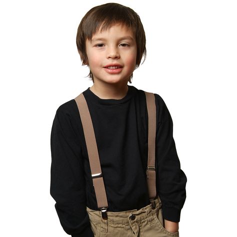 Hold’Em Suspenders for Kids - Made in the USA - POLISHED METAL CLIPS - COMFORTABLE PLIANT ELASTIC - 100% GENUINE CROSSPATCH LEATHER Kids Suspenders, Dress Pro, Suspenders For Kids, Suspenders For Boys, Bearer Outfit, Boys Accessories, Different Outfits, Leather Pieces, Unisex Baby