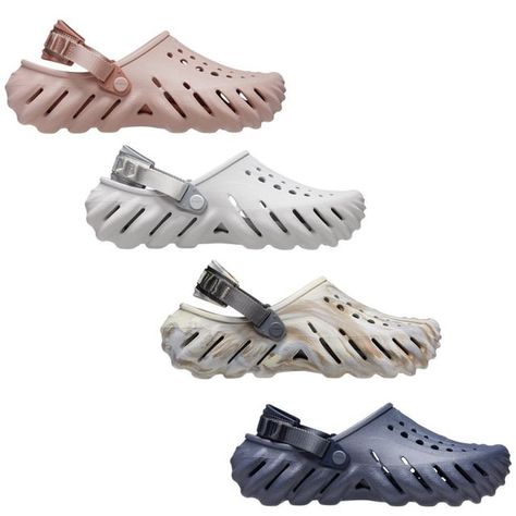 TheShoeGame on Instagram: "Available now. LINK IN BIO. Crocs Echo Clog in 4 new colors. One color is ‘Marble’ edition (+$5) Easy cop, no raffle necessary 😎" Crocs Echo Clog Outfit, Croc Echo, Crocs Echo Clog, Echo Clog, Crocs For Men, Clog Outfit, Crocs Echo, Exercise Outfits, Guys Fashion Casual