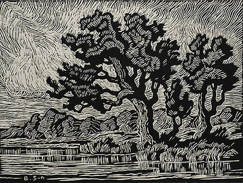 Birger Sandzen, Arte Jazz, Woodcut Art, Relief Printmaking, Linocut Printmaking, Lino Art, Art Appliqué, Relief Printing, Linocut Art