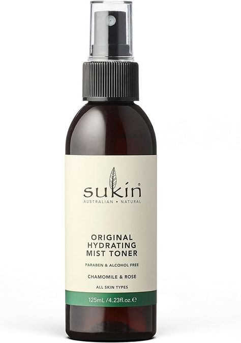 Sukin Signature Hydrating Mist Toner 125ml - alcohol free with Chamomile & Rosewater, cruelty free & vegan friendly - soothes, purifies & cools tired skin. : Amazon.co.uk: Beauty Hydrating Mist, Alcohol Free Toner, Foaming Facial Cleanser, Moisturizing Toner, Facial Spray, The Face Shop, Beauty Sponge, Facial Moisturizers, Facial Mist