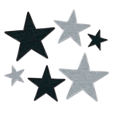 Insta Scrapbook, Star Cut Out, Night Parties, Awards Night, Black And White Stars, Black Stars, Paper Stars, Foil Cards, Crafting Paper