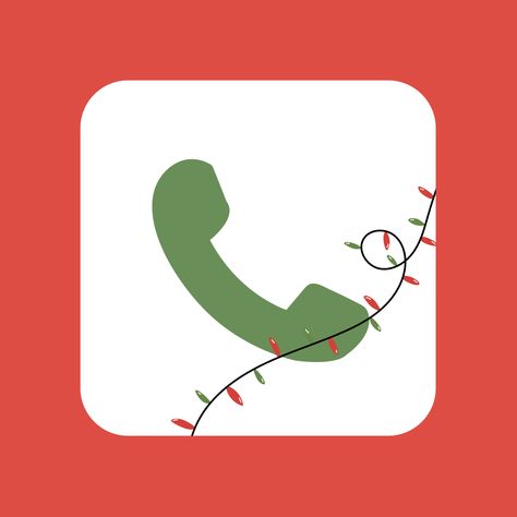 Christmas Call Icon, App Icon Christmas, Screensaver Iphone, Icona Ios, Christmas Ios, Christmas Home Screen, Holiday Iphone Wallpaper, Icon Christmas, App Ikon