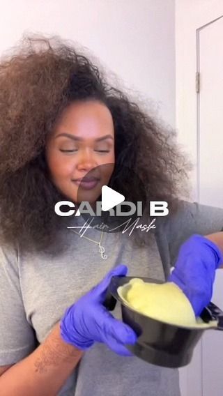 Cardi B Hair Mask Recipe, Cardi B Hair, Hair Growth Mask, Black Toddler Hairstyles, Skin Recipes, 4a Natural Hair, Hair Mask Recipe, Homemade Hair Mask, Black Toddler