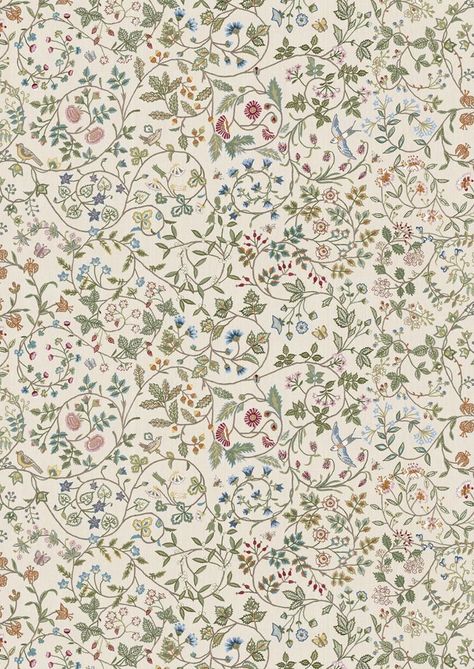 Make A Wallpaper, Wildflower Wallpaper, May Morris, Vintage Flowers Wallpaper, Bloxburg Decals, Downstairs Loo, Patterns Art, Japanese Landscape, Wallpaper Vintage