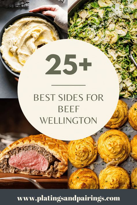 Wondering what to serve with Beef Wellington? Look no further! I’ve got you covered with this handy guide. So, you can find the perfect side dish to complete your spectacular beef dinner. Sides For Beef Wellington, Sides For Beef, Chicken Wellington, Pork Wellington, Christmas Beef, Individual Beef Wellington, Christmas Dinner Sides, Yogurt Making, Winter Side Dishes