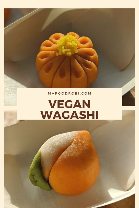 Vegan wagashi (easy recipe) - Kitchen - Margodrobi.com Japanese Wagashi Recipe, Vegan Mochi Recipe, Wagashi Recipe, Japanese Wagashi, Savory Rice, Amazing Food Decoration, Red Bean Paste, Vegan Asian, Eggless Recipes