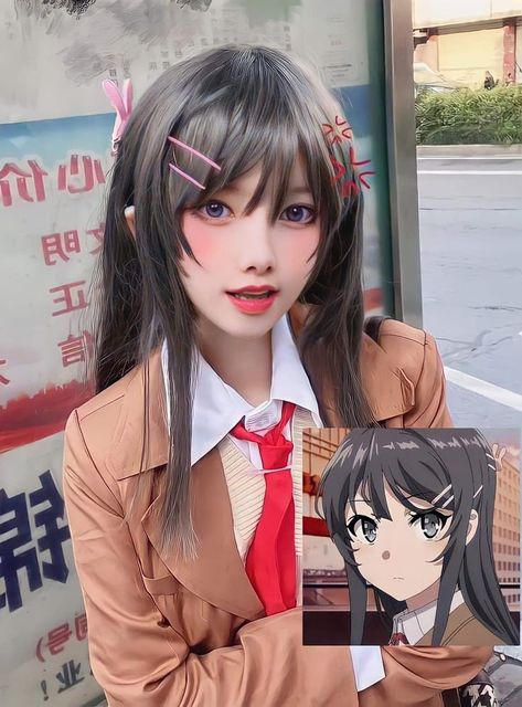 Female Cosplay Anime, Anime Character Cosplay, Mai Cosplay, Bunny Cosplay, Character Cosplay, Closet Cosplay, Mai Sakurajima, Cosplay Boy, Anime Makeup