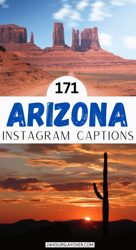 Looking great captions, quotes & puns about Arizona to share with your aesthetic Instagram photos? Arizona is a beautiful diverse state with unique landscapes. Known for its desert landscape & hot weather, it is an incredible place & a must visit if you enjoy nature & hiking. Here are my favourite captions, puns, jokes & quotes about Arizona! Whether you’re heading to The Grand Canyon, Flagstaff, Phoenix, Tucson, Horseshoe Bend, Antelope Canyon, pick the one that goes with your pictures! Arizona Instagram Captions, Unique Instagram Captions, Arizona Quotes, Spring Training Arizona, Aesthetic Instagram Photos, Puns Quotes, Park Quotes, Vacation Captions, Captions For Instagram Posts