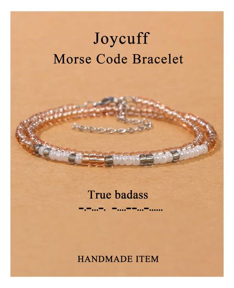 PRICES MAY VARY. Title: JoycuFF 𝗠𝗼𝗿𝘀𝗲 𝗖𝗼𝗱𝗲 𝗕𝗿𝗮𝗰𝗲𝗹𝗲𝘁𝘀 𝗳𝗼𝗿 𝗪𝗼𝗺𝗲𝗻 Inspirational Gifts Beads Bracelets for Women Encouragement Birthday Gifts for Daughter Sister Niece Granddaughter Mom Best Friend. Product Type: Departments > Women > Jewelry > Bracelets > Wrap Bestie Soulmate, Birthday Gifts For Daughter, Friendship Encouragement, Morse Code Bracelets, Code Bracelets, Mom Best Friend, Moms Best Friend, Layered Bracelet, Gifts For Daughter