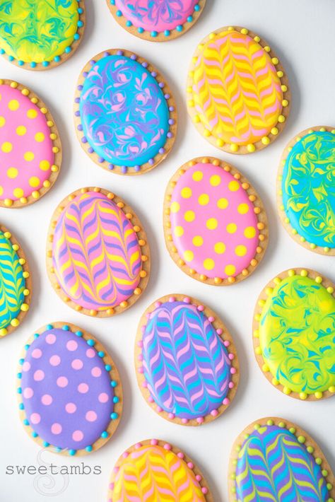 Easter Egg Cookies Decorated, Easy Easter Cookies, Easter Sugar Cookies Decorated, Easter Egg Sugar Cookies, Flooding Cookies, Easter Egg Cookies, Easter Bunny Cookies, Royal Iced Cookies, Easter Sugar Cookies