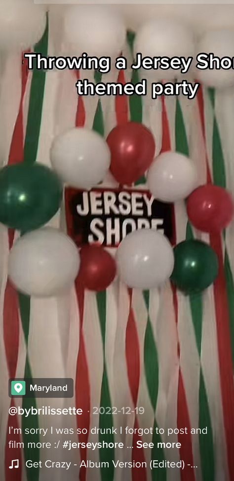 Jersey Shore Decor, Jersey Shore Party Decorations, Jersey Shore Bachelorette Party, Jersey Shore Decorations, Jersey Shore Birthday Party, Jersey Shore Theme Party, Jersey Shore Party, Bach Themes, 21st Birthday Themes