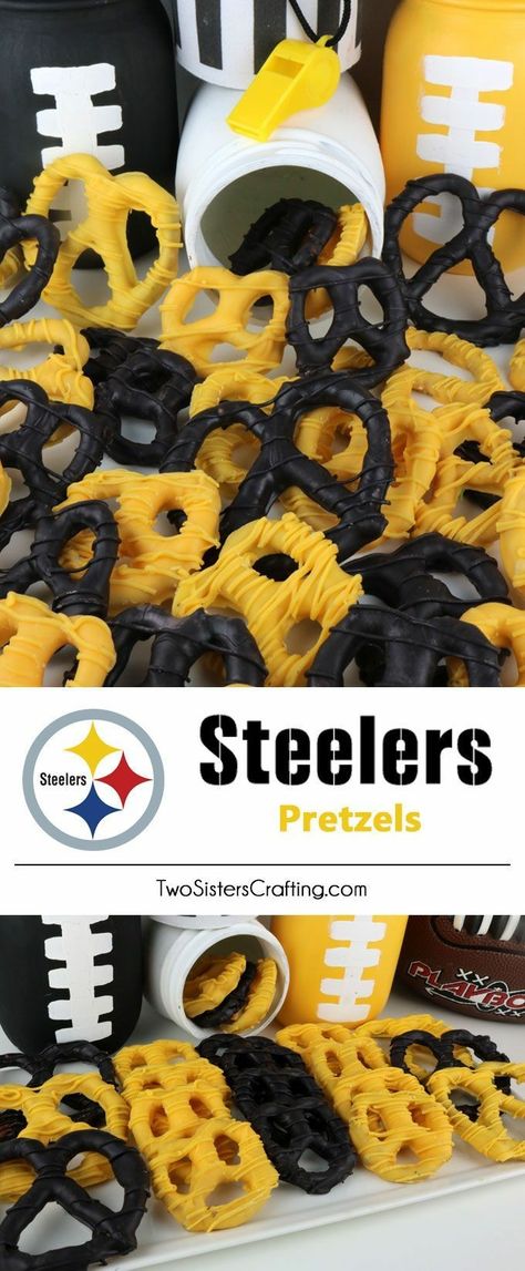 Baby Shower Snacks Boy, Easy Birthday Party Games, Baby Shower Desserts Boy, Party Snacks Easy, Steelers Baby, Birthday Party Games For Kids, Football Snacks, Football Birthday Party, Super Bowl Party