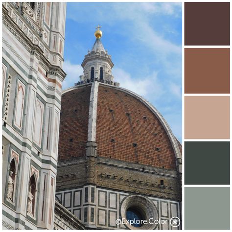 Florence Color Palette, Italy Color Palette, Choosing Happiness, Duomo Florence, Palette Design, Album Ideas, Color Palette Design, Wedding Color Palette, Florence Italy