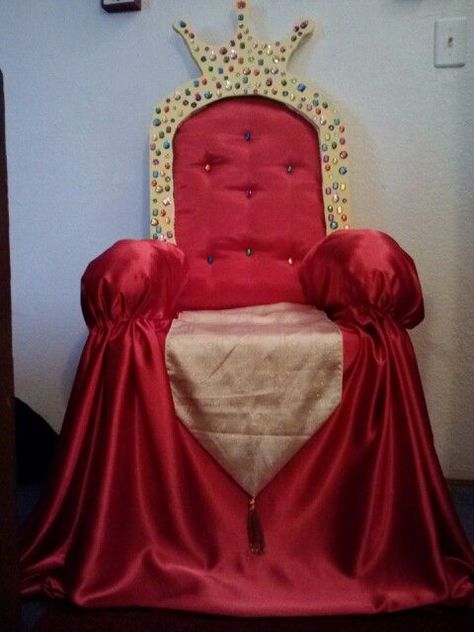 Diy Royal Throne Chair, Diy Kings Throne Chair, Kings And Queens Theme Party, Diy Throne Chair Ideas, Diy Throne Chair, Kingdom Rock Vbs, Mighty Fortress Vbs, Royal Theme Party, Silang Cavite