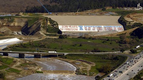 A view of the Prado Dam in Riverside County in 2005 Riverside California, Army Corps Of Engineers, Riverside County, Court Order, Orange County California, Downtown Los Angeles, The Army, Future Design, Newport Beach