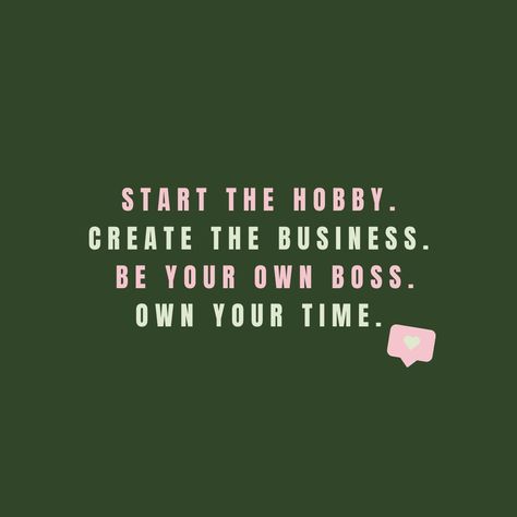 🌟✨ Start the Hobby. Create the Business. Be Your Own Boss. Own Your Time. ✨🌟 Reading these words feels like a burst of inspiration, doesn't it? 💭 At Eccentric Emerald Crafts, we're all about turning passions into purpose, just like this quote embodies. 💖 Starting as a simple hobby of creating handmade beaded bookmarks, we've transformed it into a thriving small business where we call the shots and dictate our own schedules. 💼🌿 It's empowering to be our own bosses, to craft our own path, and ... Beaded Bookmarks, Own Boss, Be Your Own Boss, Turning, Emerald, Small Business, Turn Ons, Reading, Feelings