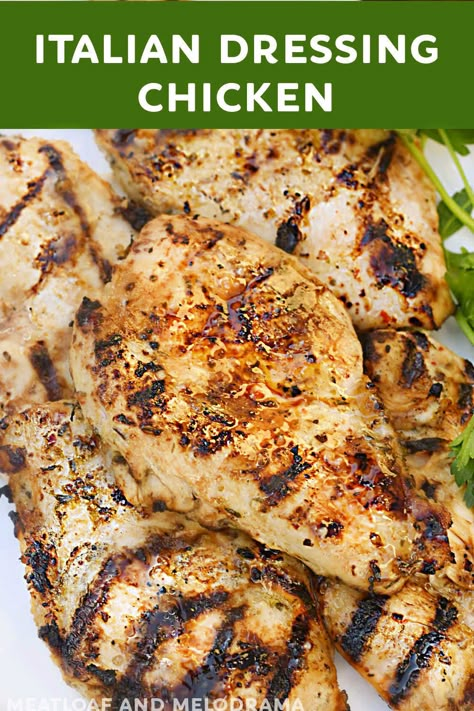 Chicken Breast Recipes Italian, Italian Dressing Marinated Chicken, Baked Marinated Chicken Breast, Make Italian Dressing, Italian Dressing Chicken Marinade, Marinated Chicken Breast Recipes, Italian Chicken Breast Recipes, Italian Marinated Chicken, Italian Dressing Marinade