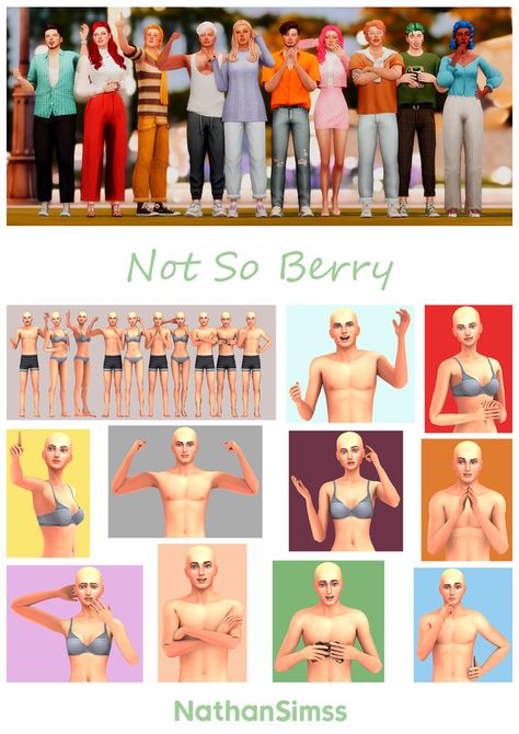 Not So Berry Challenge, Sims 4 Challenges, Sims 4 Family, Family Portrait Poses, Sims 4 Mm Cc, Group Poses, Sims 4 Mm, Ts4 Cc, Body Poses