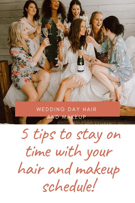 Hair Or Makeup First, Casual Bridesmaid, Bridal Party Makeup, Wedding Day Hair, Wedding Party Hair, Bridal Party Getting Ready, Tips And Trick, Bridal Party Hair, Winnipeg Wedding