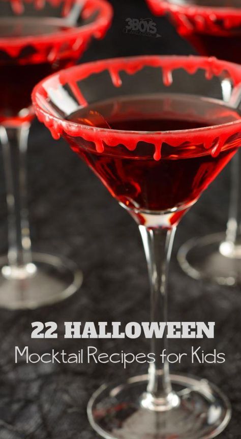 Over 20 Halloween Mocktail Recipes for Kids Coktail Halloween, Halloween Recipes Drinks, Cocktails Easy, Halloween Drinks Alcohol, Halloween Cocktail, Halloween Fest, Mocktail Recipes, Recipes For Kids, Halloween Cocktails